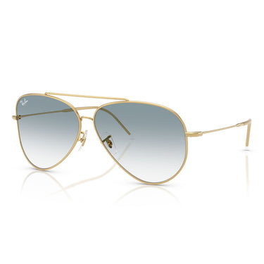 Ray-Ban Okulary Przeciwsłoneczne RBR0101S 001/79 Aviator Reverse Oro Arista/Blu Sfumato Trasparente Unisex 1