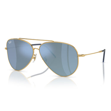 Ray-Ban Okulary Przeciwsłoneczne RBR0101S 001-GA Aviator Reverse Złoto-Ciemnoszary Unisex 1