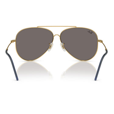 Ray-Ban Okulary Przeciwsłoneczne RBR0101S 001-GA Aviator Reverse Złoto-Ciemnoszary Unisex 3