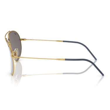 Ray-Ban Okulary Przeciwsłoneczne RBR0101S 001-GA Aviator Reverse Złoto-Ciemnoszary Unisex 2