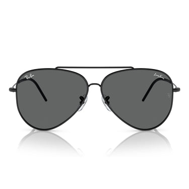 Ray-Ban Okulary Przeciwsłoneczne RBR0101S 002-GR Aviator Reverse Czarny-Ciemnoszary Unisex