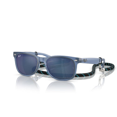Ray-Ban Okulary Przeciwsłoneczne RJ9052S 714855 Wayfarer Kids Blu-Blu Specchiato Dzieci 1