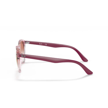 Ray-Ban Occhiali da Sole RJ9064S 7052V0 Rosa Trasparente Rosso Sfumato Bambini 3