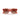 Ray-Ban Occhiali da Sole RJ9069S 7225S0 Junior Justin Rosso Trasparente Marrone Specchiato Bambini 5