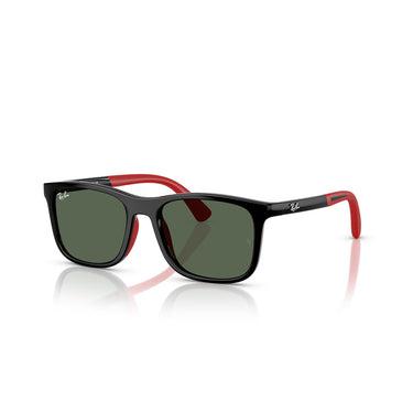 Ray-Ban Okulary Przeciwsłoneczne RJ9084S 713171 Czarny/Ciemny Zielony Dziecięce
