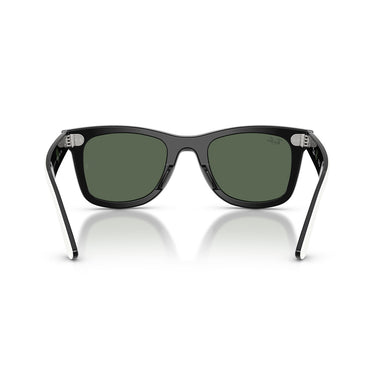 Ray-Ban Occhiali da Sole RJ9140S 721171 Bianco Nero Verde Scuro Bambini 4