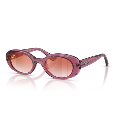 Ray-Ban Occhiali da Sole RJ9141S 7217V0 Viola Trasparente Trasparente Sfumato Rosso Bambini 2