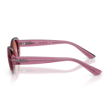 Ray-Ban Occhiali da Sole RJ9141S 7217V0 Viola Trasparente Trasparente Sfumato Rosso Bambini 3