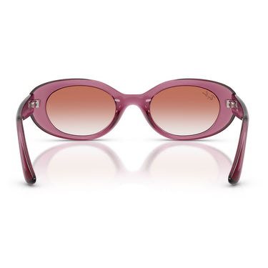 Ray-Ban Occhiali da Sole RJ9141S 7217V0 Viola Trasparente Trasparente Sfumato Rosso Bambini 4