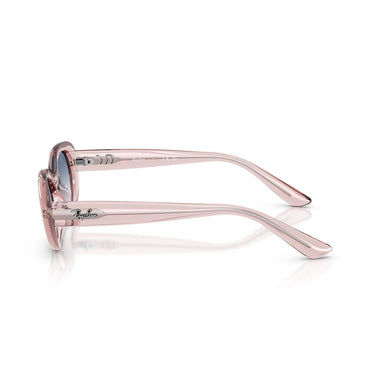 Ray-Ban Occhiali da Sole RJ9141S 7218U0 Rosa Trasparente Trasparente Blu Bambini 3