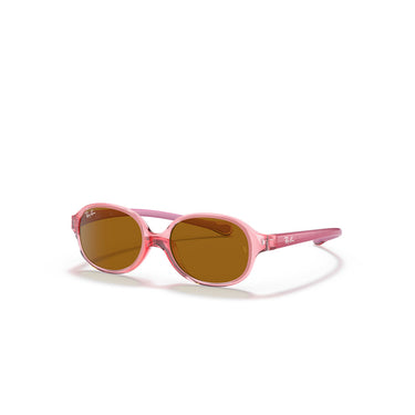 Ray-Ban Okulary Przeciwsłoneczne RJ9187S 7080/3 Czerwono/Brązowe Dzieci 2