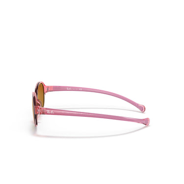 Ray-Ban Okulary Przeciwsłoneczne RJ9187S 7080/3 Czerwono/Brązowe Dzieci 3