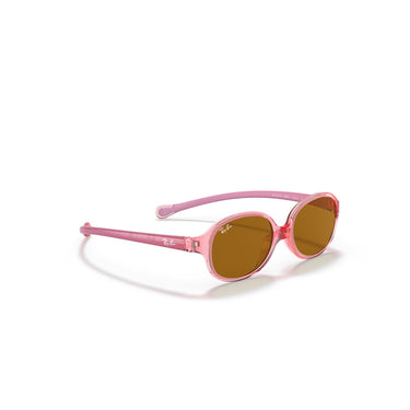 Ray-Ban Okulary Przeciwsłoneczne RJ9187S 7080/3 Czerwono/Brązowe Dzieci 5
