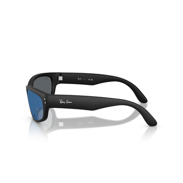 Ray-Ban Okulary Przeciwsłoneczne RJ9189S 100S55 Mini Balorama Czarny Matowy Niebieski Lustrzany Dzieci 4