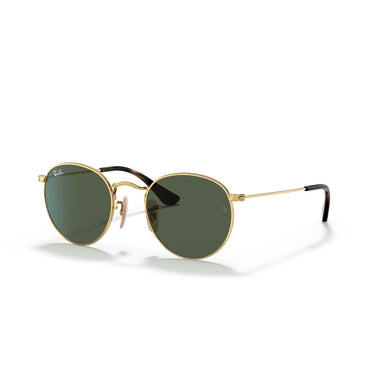 Ray-Ban Okulary Przeciwsłoneczne RJ9547S 223-71 Junior Round Złoto-Ciemnozielone Dzieci 1