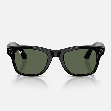 Ray-Ban Okulary Przeciwsłoneczne RW4012 601/71 Meta Wayfarer (Gen 2) Czarny Błyszczący/Zielony G-15 Unisex