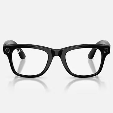 Ray-Ban Okulary Przeciwsłoneczne RW4012 601/1M Meta Wayfarer (Gen 2) Czarny/Przezroczysty Zielony Grafit Unisex Fotocchromatyczne