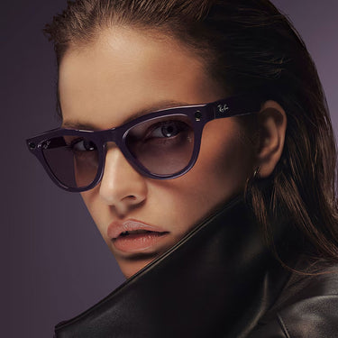 Ray-Ban Okulary Przeciwsłoneczne RW4014 601/1M Skyler (Gen 2) Czarny/Przezroczysty Zielony Grafit Unisex Fotocchromatyczne 1