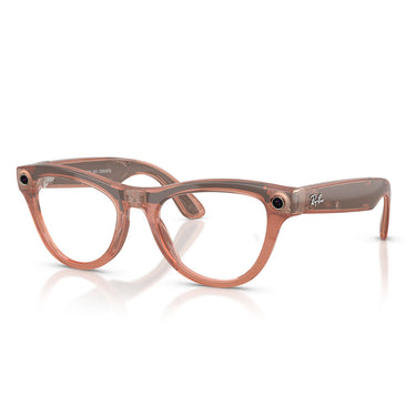 Ray-Ban Occhiali da Sole RW4014 6778M4 Skyler (Gen 2) Pesca Trasparente Marrone Unisex Fotocromatici 3