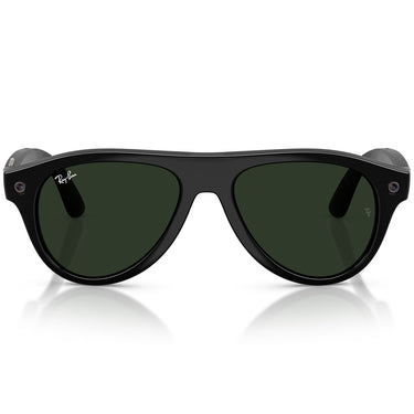Ray-Ban Occhiali da Sole RW4016 601/1M Meta Aviator Gen 3 Nero Lucido/Trasparente Verde Unisex Fotocromatici