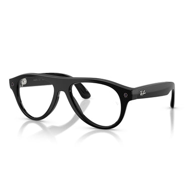 Ray-Ban Occhiali da Sole RW4016 601/1M Meta Aviator Gen 3 Nero Lucido/Trasparente Verde Unisex Fotocromatici