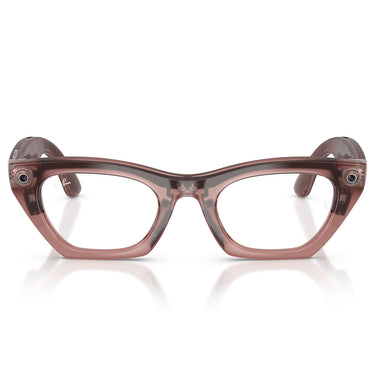 Ray-Ban Occhiali da Vista RW4015V 8553 Meta Zena Rosa Latte/Trasparente Unisex