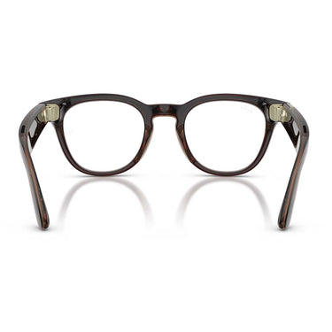 Ray-Ban Occhiali da Vista RW7002 8532 Meta Scriber Optics Terra D'Ombra Trasparente/Trasparente Unisex 3