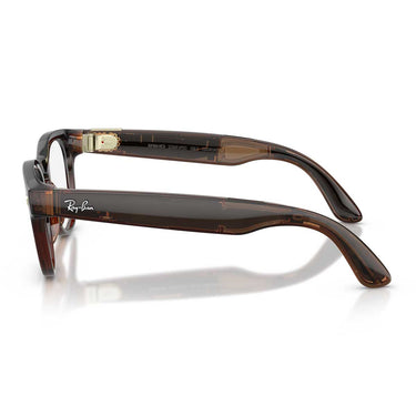 Ray-Ban Occhiali da Vista RW7002 8532 Meta Scriber Optics Terra D'Ombra Trasparente/Trasparente Unisex 2