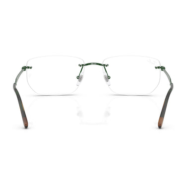 Ray-Ban Occhiali da Vista RX3768V 3204 Verde Trasparente Unisex 4