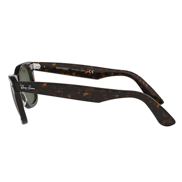 Ray-Ban Sonnenbrille RB2140 902 Wayfarer Classic Original Havana-Grün G-15 Unisex 3
