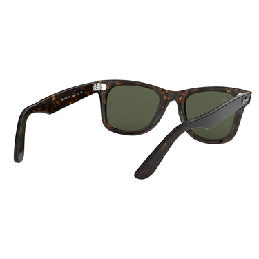 Ray-Ban Sonnenbrille RB2140 902 Wayfarer Classic Original Havana-Grün G-15 Unisex 6
