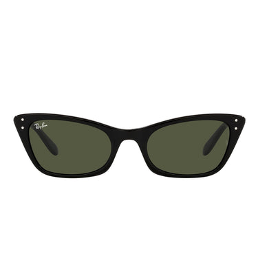 Ray-Ban Sonnenbrille RB2299 901/31 Lady Burbank Schwarz/Grün Unisex