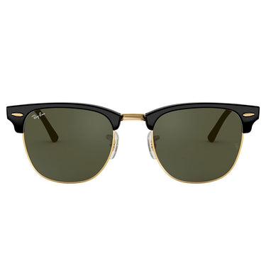 Ray-Ban Sonnenbrille RB3016 W0365 Clubmaster Schwarz/Grün G-15 Unisex