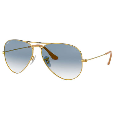 Ray-Ban Okulary Przeciwsłoneczne RB3025 001/3F Aviator Gradient Złoto/Niebieski Unisex 2