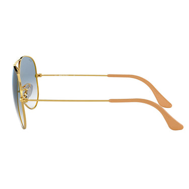 Ray-Ban Okulary Przeciwsłoneczne RB3025 001/3F Aviator Gradient Złoto/Niebieski Unisex 3
