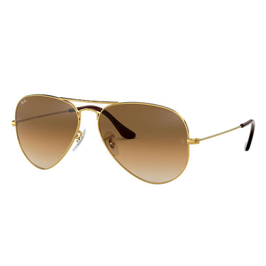 Ray-Ban Okulary Przeciwsłoneczne RB3025 001/51 Aviator Gradient Złoto/Brązowy Cieniowany Unisex 2