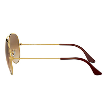 Ray-Ban Okulary Przeciwsłoneczne RB3025 001/51 Aviator Gradient Złoto/Brązowy Cieniowany Unisex 3