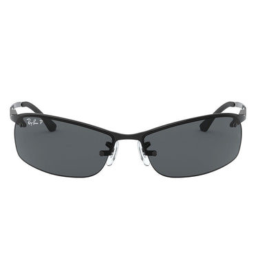 Ray-Ban Lunettes de Soleil RB3183 002/81 Noir/Gris Unisexe Polarisées