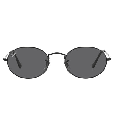 Ray-Ban Sonnenbrille RB3547 002/B1 Oval Schwarz/Dunkelgrau Unisex