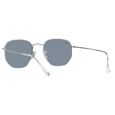 Ray-Ban Okulary Przeciwsłoneczne RB3548N 003/02 Sześciokątne Szary/Niebieski Unisex Polaryzowane 4
