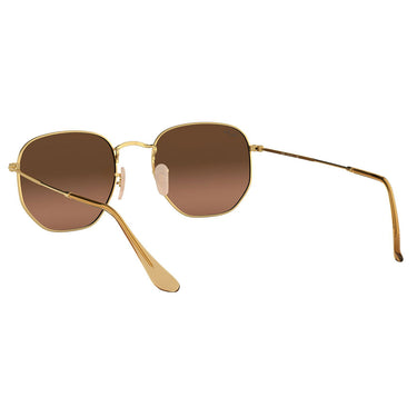 Ray-Ban Okulary Przeciwsłoneczne RB3548N 912443 Sześciokątne Złoto/Brązowe Gradient Unisex 4