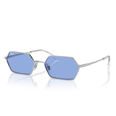 Ray-Ban Okulary Przeciwsłoneczne RB3728 003/80 Yevi Kolor Srebrny/Niebieski Unisex 2