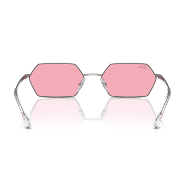 Ray-Ban Okulary Przeciwsłoneczne RB3728 004/84 Yevi Kolor Srebrny/Różowy Unisex 4