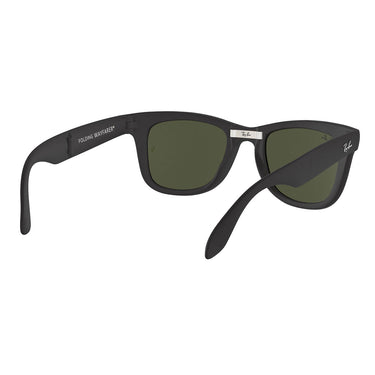 Ray-Ban Sonnenbrille RB4105 601S Wayfarer Folding Schwarz Matt/Grün G-15 Unisex 6