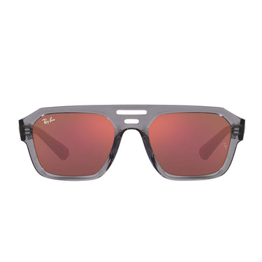 Ray-Ban Okulary Przeciwsłoneczne RB4397 668280 Corrigan Szary/Fioletowy Lustrowany Unisex