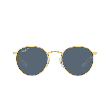Ray-Ban Okulary Przeciwsłoneczne RJ9547S 286/2V Junior Round Złoto/Ciemnoniebieskie Dzieci Polaryzowane