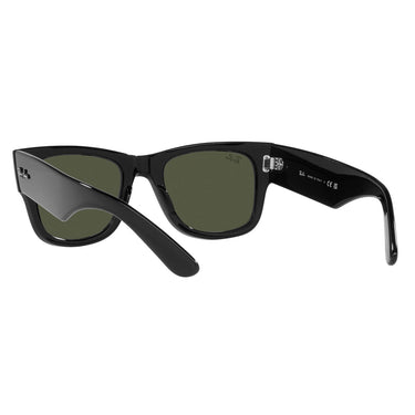 Ray-Ban Sonnenbrille RB0840S 901/31 Mega Wayfarer Schwarz-Grün G-15 Unisex4