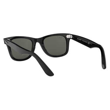 Ray-Ban Sunglasses RB2140 901/58 Wayfarer Classic Original Black-Green G-15 Unisex Polarized 3