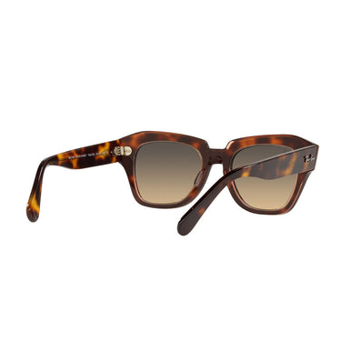 Ray-Ban Sonnenbrille RB2186 1324BG State Street Havana/Braun Verlauf Unisex 5