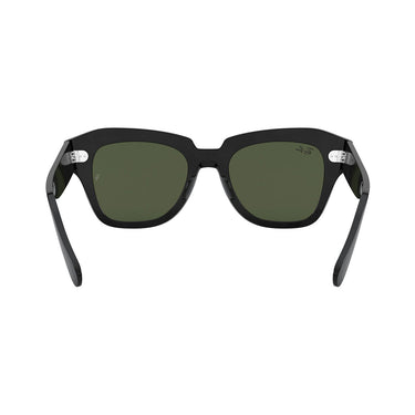 Ray-Ban Sonnenbrille RB2186 901/31 State Street Schwarz-Grün G-15 Unisex 4